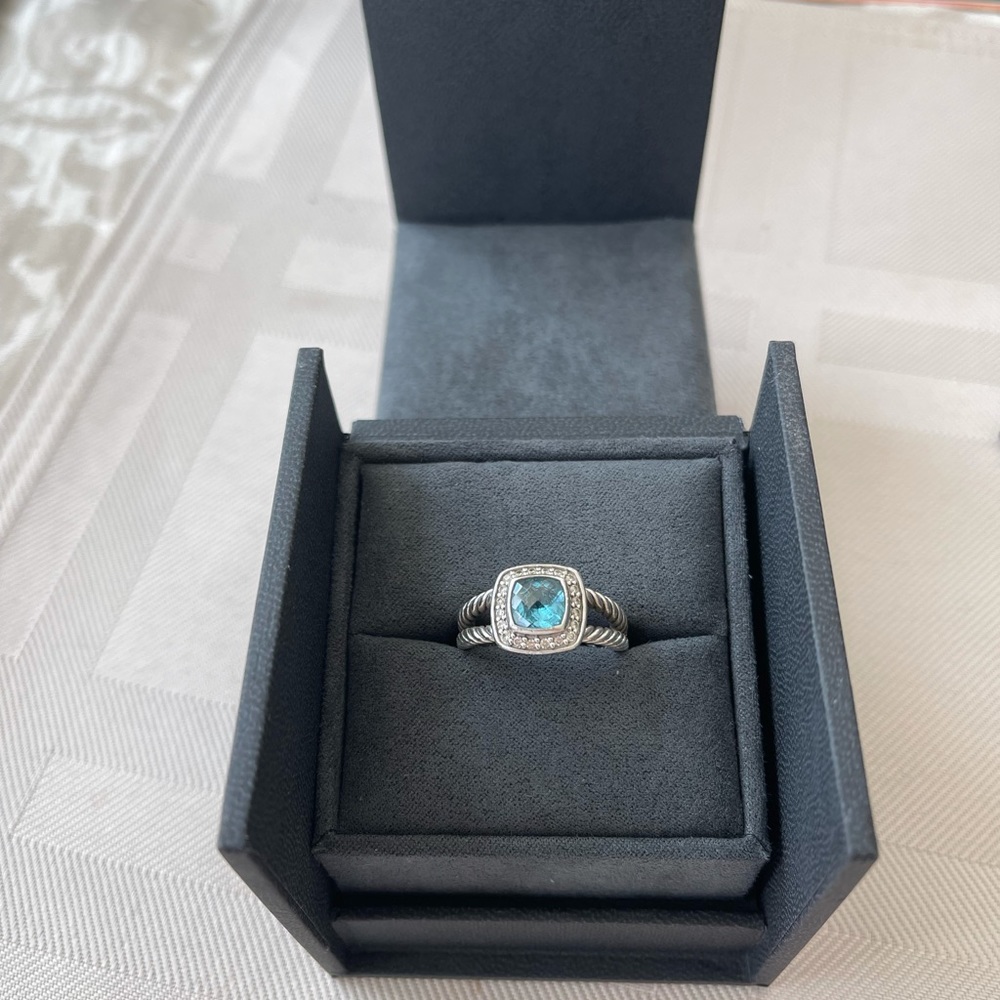 David Yurman Hampton Blue Topez Diamond